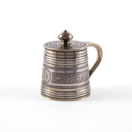 SMALL SILVER TANKARD