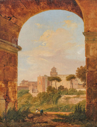 "Arco con fondo di Campagna"