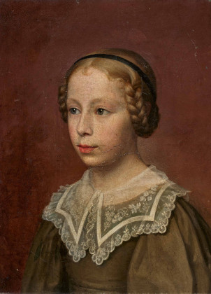 Porträt der Marie Christine von der Embde (1820-1883), der Schwester der Malerin
