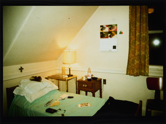 My room in halfway house, Belmont, Ma. 1988