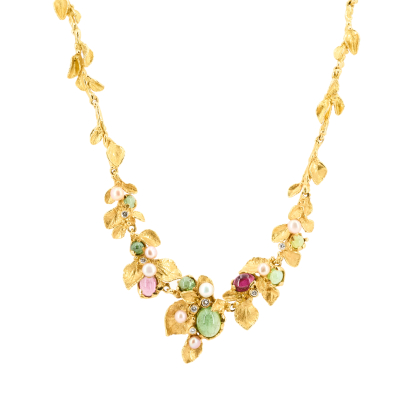 Pearl-Tourmaline-Diamond-Necklace