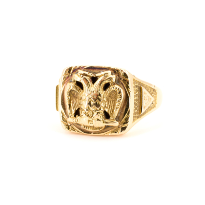 Freimaurer-Gold-Ring