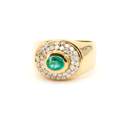 Tourmaline-Diamond-Ring