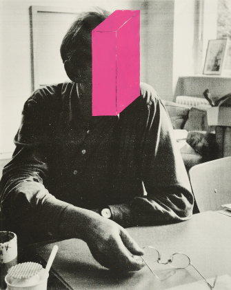 "Pink Cube Portrait"