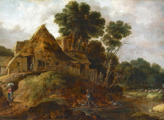 Dutch Farmstead on the Edge of the Forest