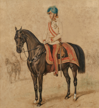 Emperor Franz Joseph I. of Austria on the Horse