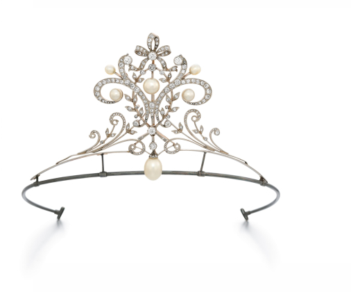 HISTORIC-PEARL-DIAMOND-TIARA