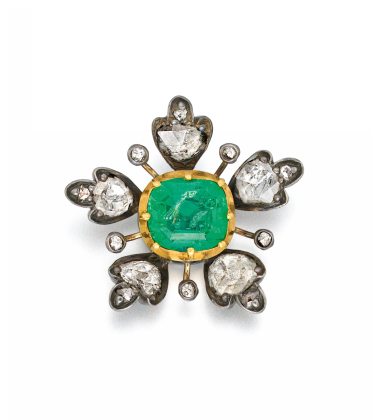 EMERALD-DIAMOND-PIN