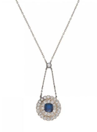 SAPPHIRE-DIAMOND-PENDANT-NECKLACE