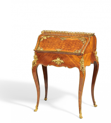 SMALL MULTI MEDIA LADIES'S SECRETARY STYLE LOUIS XV