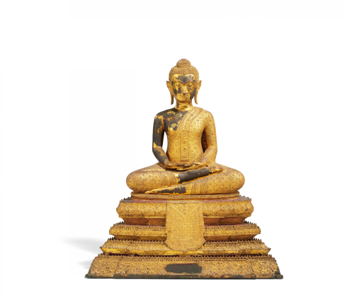 BRONZE BUDDAH SHAKYAMUNI IN DHYANA MUDRA