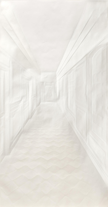 Untitled (Hallway with Doors and Windows)