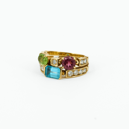 GEMSTONE-DIAMOND-RING