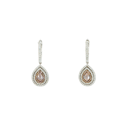 FANCY COLOUR DIAMOND-EARRINGS