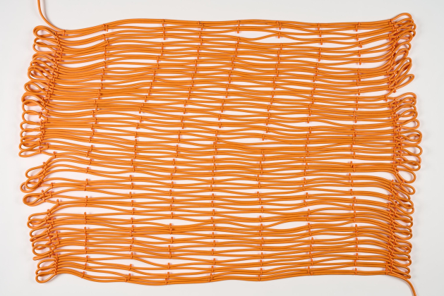 Cable Rug orange