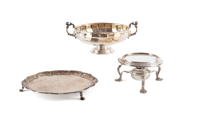 Anbietschale, Salver &amp; Rechaud