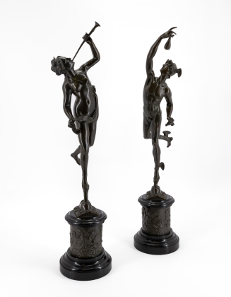 BRONZE FIGURINES OF MERCURY AND OF FORTUNA