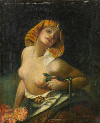 Cleopatra with Snake