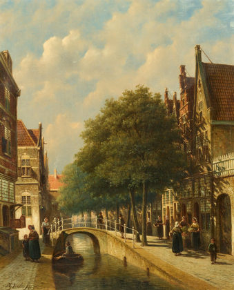 Gracht in Delft