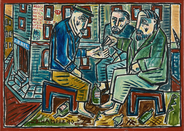 Untitled (Three Men Sitting)