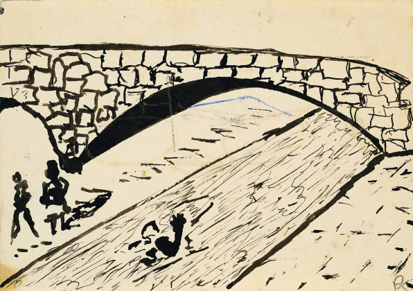 Untitled (Brücke über einem Fluss)