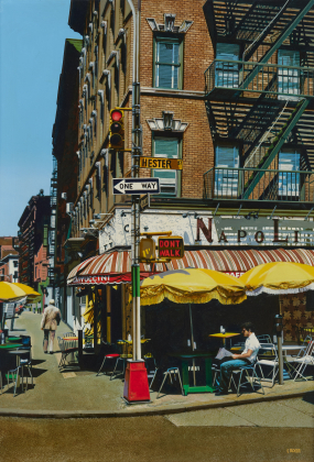 "New York N.Y. Napoli Café"