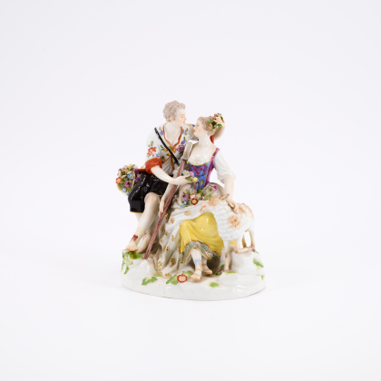 PORCELAIN ENSEMBLE OF SHEPHERDS