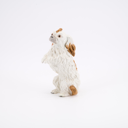 PORCELAIN FIGURINE OF A BOLOGNESE DOG