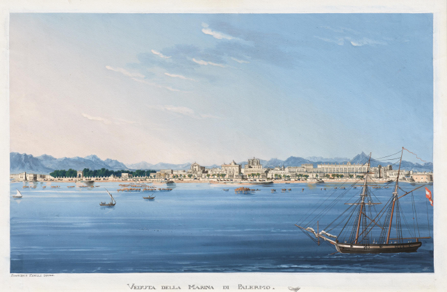 "Veduta della Marina di Palermo"