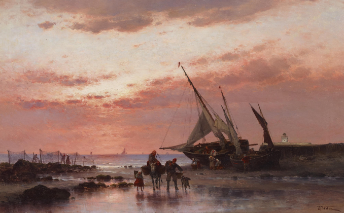 Abendstimmung an der Küste