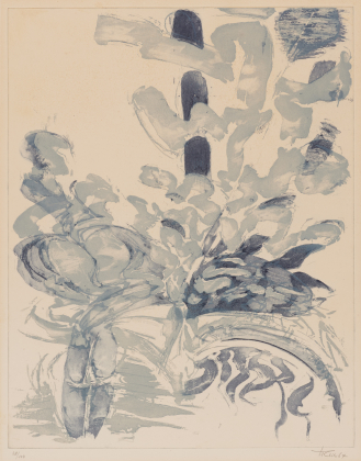 Untitled (Blaue Blumen)