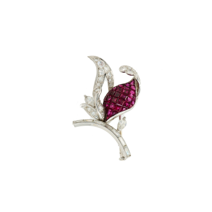Rubin-Diamant-Brosche