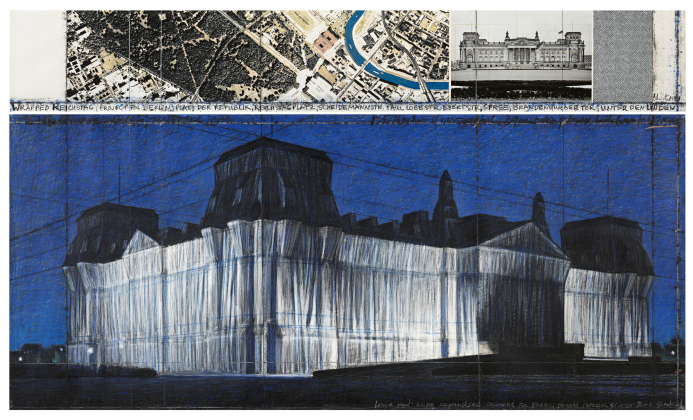 Wrapped Reichstag (Project for Berlin)
