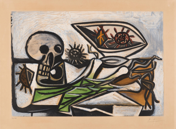 Nature morte au crâne