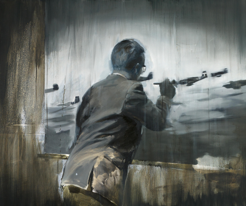 Gerhard Richter in the Studio