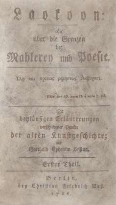 Gotthold Ephraim Lessing: Laokoon oder über die Grenzen