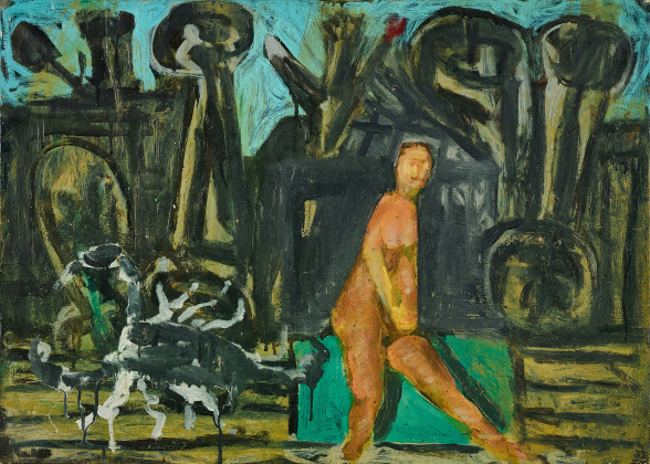 Ohne Titel (Frau mit Skorpion)