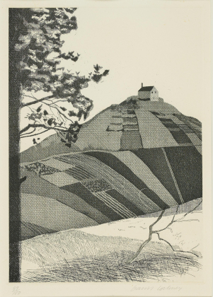 A wooded landscape (From: Six fairy tales from the Brothers Grimm)
