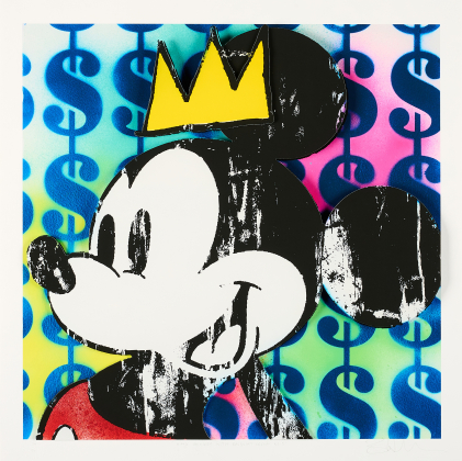 King Mickey with Basquiat Crown No. 5