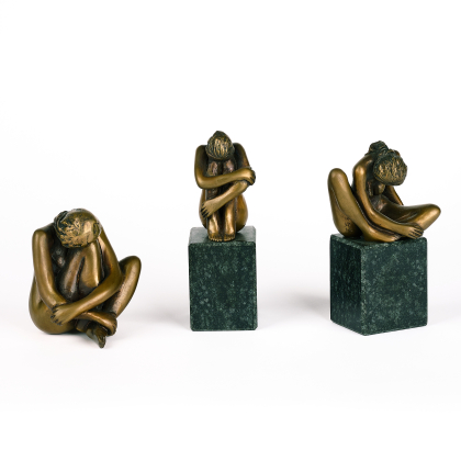 Konvolut von 3 Bronzen