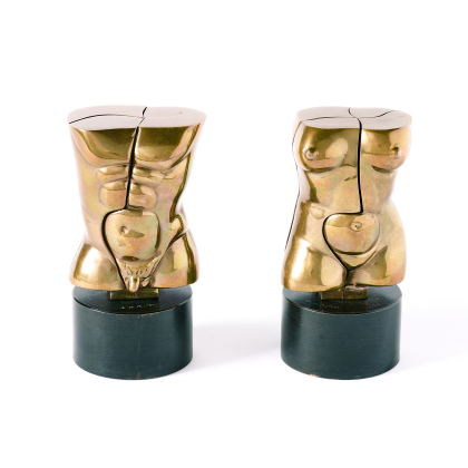 Männlicher und weiblicher Torso