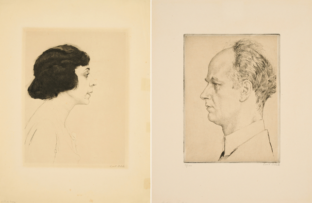 Mixed Lot of 2 Etchings