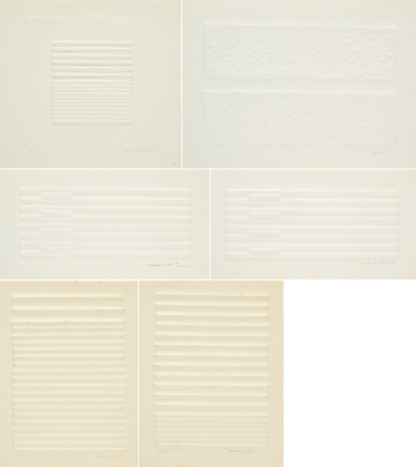 Series of 6 Embossed Prints