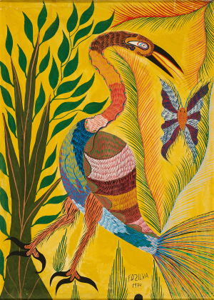 Ohne Titel (Vogel und Schmetterling)