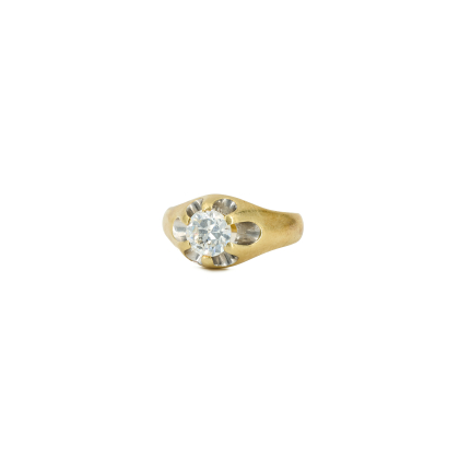 Diamond-Belcher-Ring
