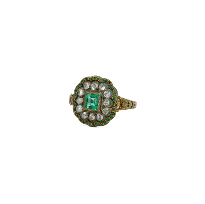 Historical Emerald-Diamond-Ring