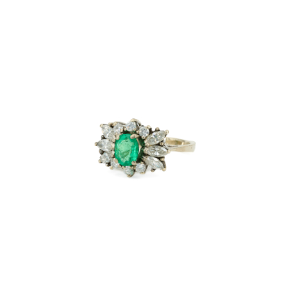Emerald-Diamond-Ring
