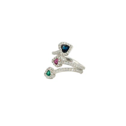 Gemstone-Diamond-Ring