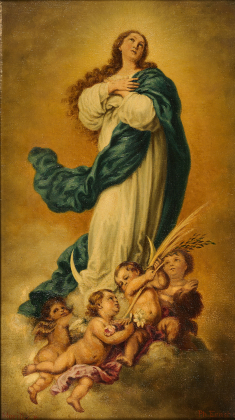 Madonna mit Engeln nach Murillo