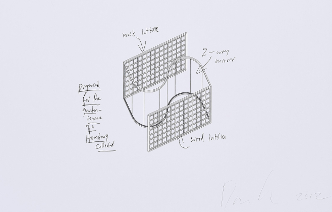 Proposal for the Garden-Terrace of a Hamburg Collector